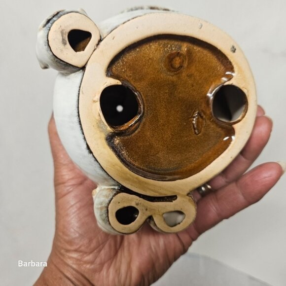 Vintage Glazed Ceramic Hen Pigeon Family - Picture 2 of 5